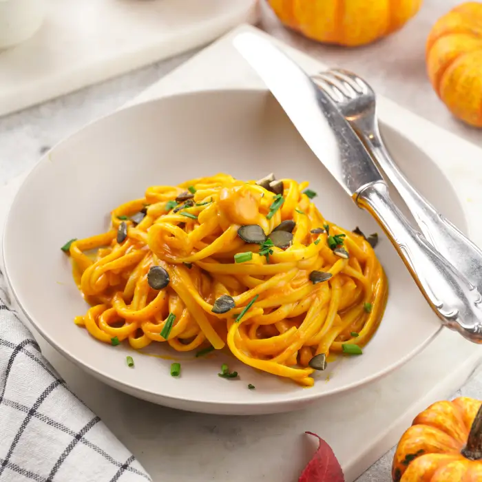 Pasta con Salsa de Calabaza